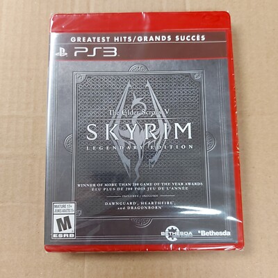 The Elder Scrolls V: Skyrim Legendary Edition (Sony PS3) Brand New Sealed
