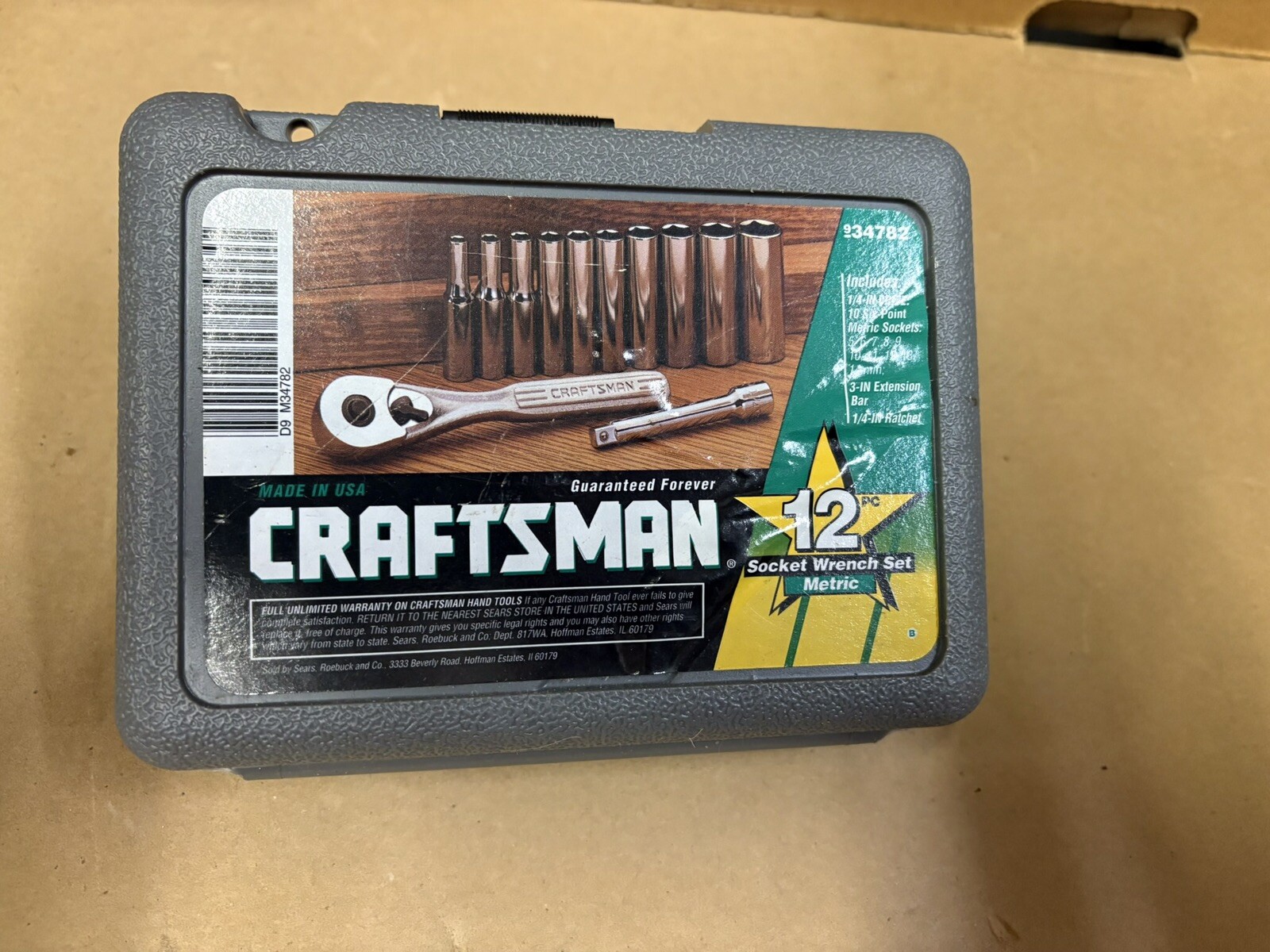 Vintage 12Pc 1 4 Drive Craftsman Deep Socket Set Metric 5 To14 Mm Vintage 12pc 1 4 drive craftsman deep socket set metric 5 to14 mm