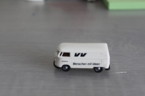 Brekina VW T 1 Kasten weiß " Siemens, Menschen mit Ideen "