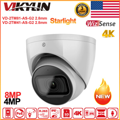 Dahua OEM 4K 8MP 4MP Starlight Smart Home IP Camera POE IVS IP67 Mic CCTV Dmss