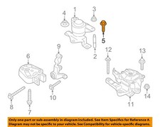 Ford Oem 13-23 Focus Engine Trans Mounting-front Mount Screw W708728s442 Ford Oem 13-23 Focus Engine Trans Mounting-front Mount Screw W708728s442