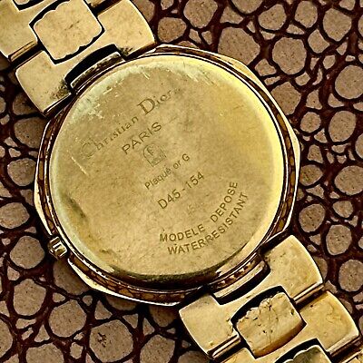 Vintage Christian Dior Diamond Dial Octagon Quartz Vintage Christian Dior Diamond Dial Octagon Quartz