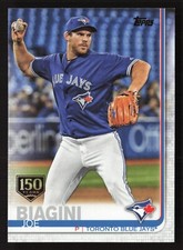 2019 Topps #US292 Joe Biagini 150 YEARS GOLD STAMP Toronto Blue Jays