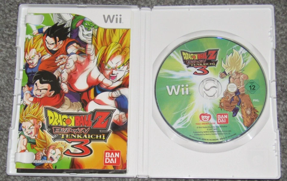 Dragon Ball Z: Budokai Tenkaichi 3 (Nintendo Wii, 2007) PAL WII - Image 3 of 3