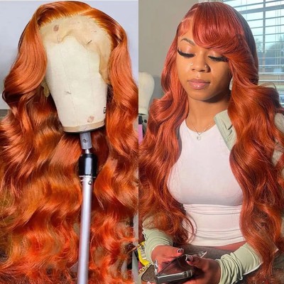 Kathy 24”LACE FRONT Orange Color  Wig*NWT WIGWGMI0044-1.jpg?v=1739952363  main image 2