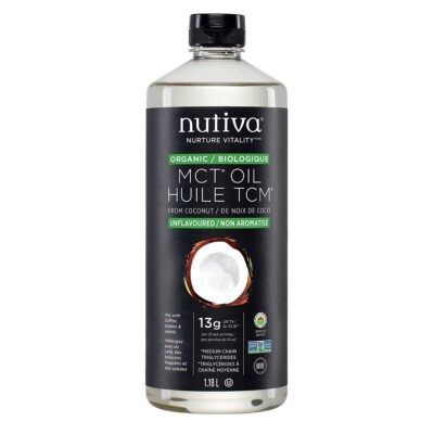 Nutiva Organic MCT Oil, 1.18L, long exp. Fast Shipping