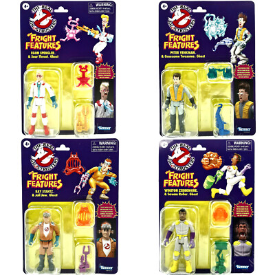 4er GHOSTBUSTERS FIGURE SET FRIGHT FEATURES HASBRO KENNER OVP STANTZ SPENGLER