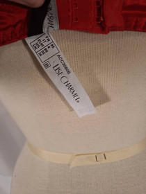 Lise Charmel Womens Red Dressing Floral Demi Underwire Bra Size 36B