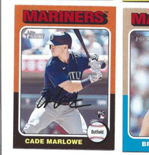 2024 Topps Heritage Seattle Mariners Cade Marlowe Rookie card