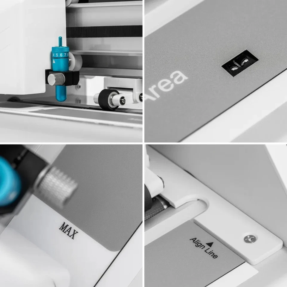 Intelligente Schneidemaschine mit Positionierungstool - Folienplotter in Weiß - Bild 4 von 4