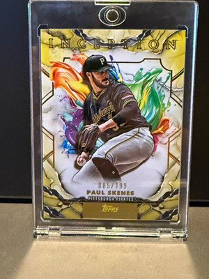 2025 Topps Inception Paul Skenes #52 /199 Pittsburgh Pirates 085/199