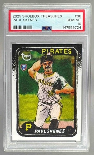 147559724 Paul Skenes 2025 Topps Shoebox Treasures #38 PSA 10