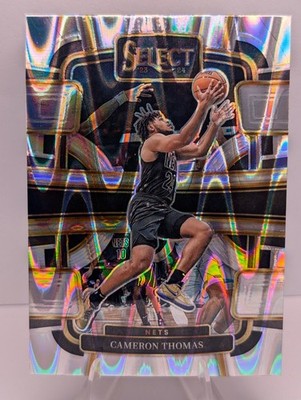2023-24 Panini Select Cameron Thomas #6 Tectonic Prizms Brooklyn Nets