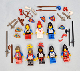 LEGO Castle: Knight's Challenge 1584 100% complete except for 2 feathers