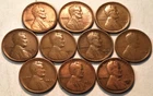 Lot (10) Better Date Lincoln Cents 1909 VDB 1909 S 1914 S 1924 D 1931 S Penny 22