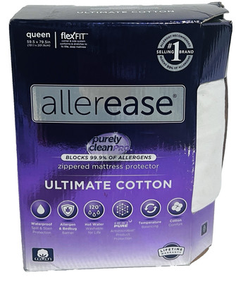 *NEW* AllerEase Ultimate Protection & Comfort Temperature Pillow Protector 