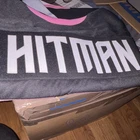 Bret Hart Calgary Hitmen Autographed Hockey Jersey Black Pink JSA Authenticated