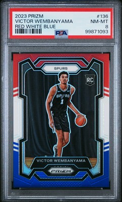 2023-24 Panini Prizm - Victor Wembanyama #136 Red White 2023-24 Panini Prizm - Victor Wembanyama #136 Red White