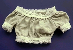 NEW GRAY LACE STRETCHY TOP for 16" TONNER TYLER Fashion Doll & Similar (U50)