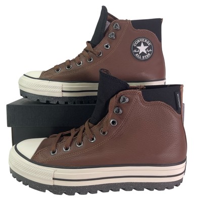 Converse Chuck Taylor City Trek WP Sneaker Boot BEAR NAP Brown A08559C Men's 9.5