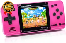Handheld Game for Kids -Preloaded 220 Retro Video Games,