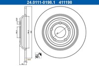2X Bremsscheibe Hinterachse FüR Ford Focus IV Stufenheck Turnier Kuga III