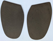 Schuhsohlen braun Hartgummi Größe 40 / 42 - 14,5 x 9,5 cm Halbsohle Gummi