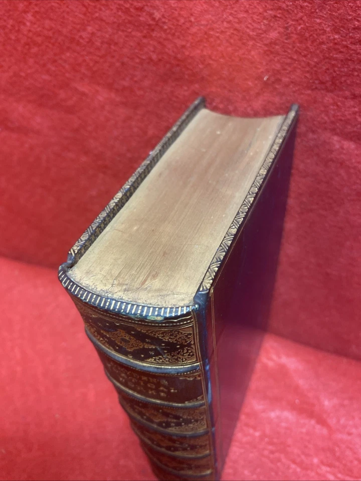 The Poetical Works Of John Dryden Christie 1871 Leather Bound Gilt Page HB Book - Image 2 of 4