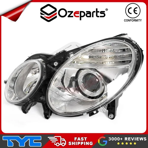 LH Left Hand Head Light Non Xenon For Mercedes Benz E Class W211 Ser 2 2006~2009 - Picture 1 of 5