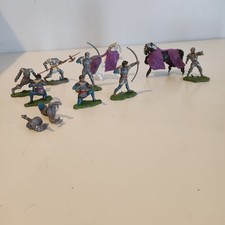 Vintage 1970s Britains Ltd Swoppet Medieval Knights 15th Century Figures Lot