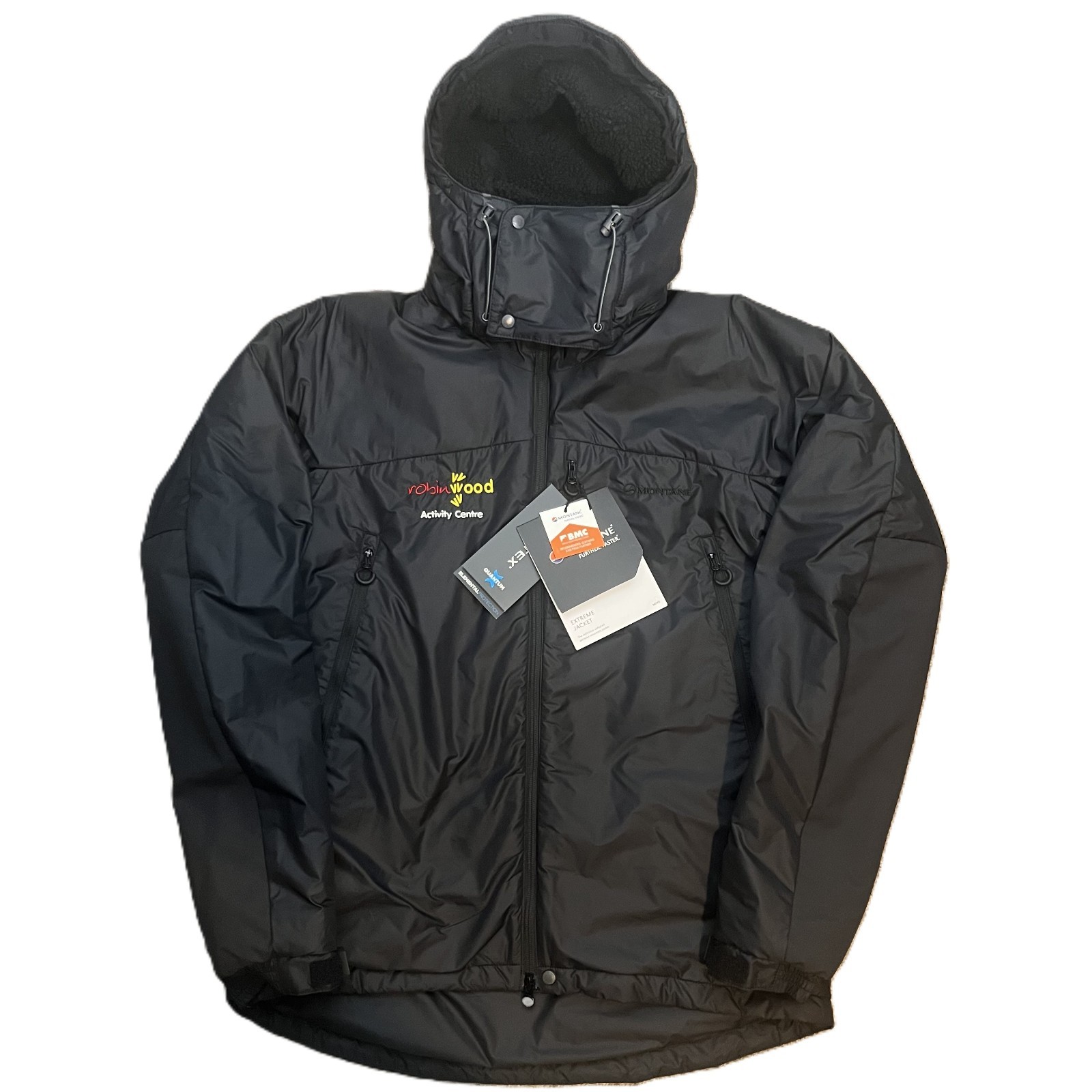 Montane Men's Small Black Extreme Pertex Quantum Jacket for Hiking