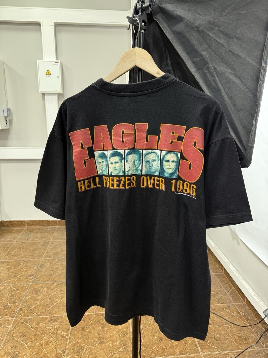 🇺🇸 Vintage 1996 Eagles Hell Freezes Over World Tour T-Shirt Size