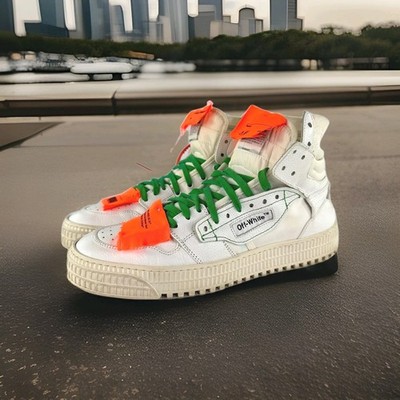 Off-White Off-Court 3.0 High Sneakers Size 41 Lace-Up White Italy