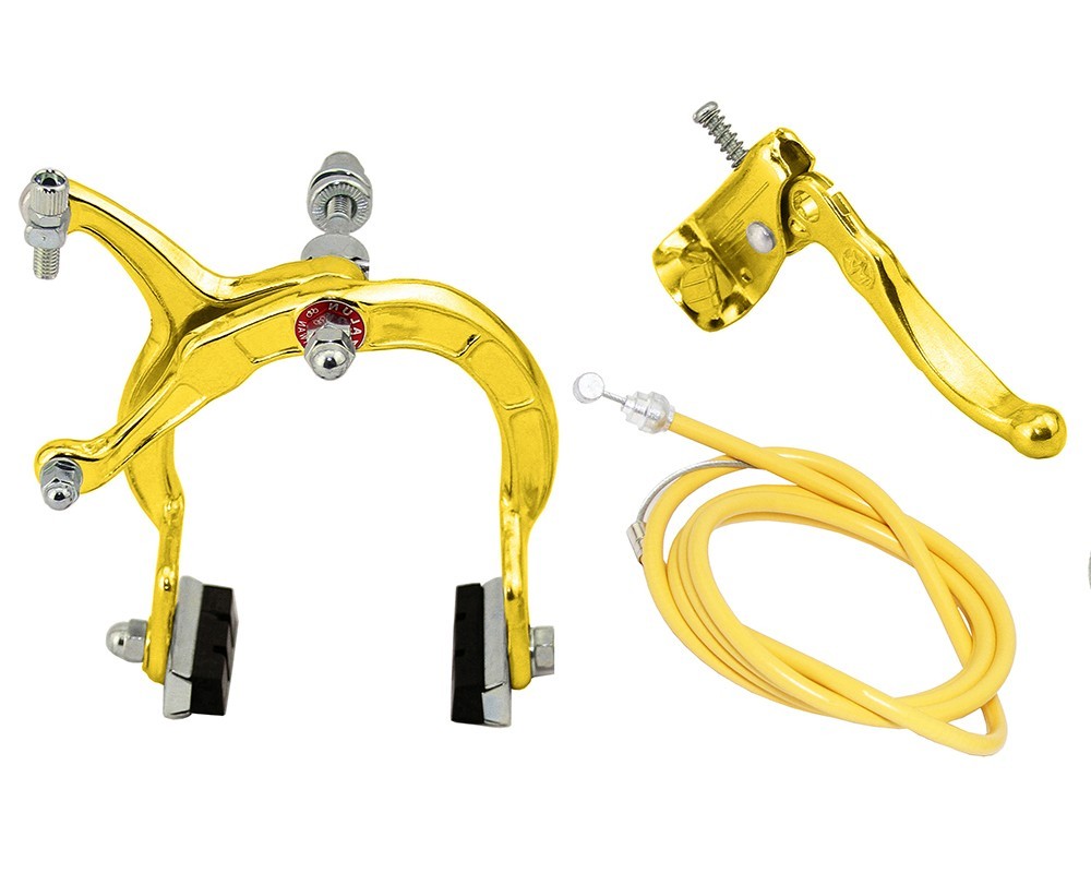 Mx Brake Rear Alloy Gold. bike part , bicycle parts