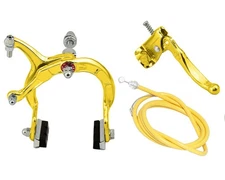 Mx Brake Rear Alloy Gold. bike part , bicycle parts