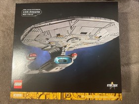 LEGO Star Trek Enterprise-D 10356 Sealed + BrickBling Light Kit + Sticker Pack