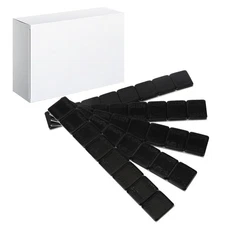 288 PCS 1/4 oz. Black Adhesive Stick on Wheel Weights 36 Strip Box Low