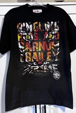 VTG Ringling Bros Barnum Bailey Circus Xtreme Graphic Black T-Shirt Sz M