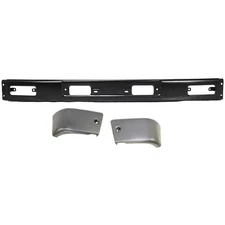 Bumper Kit For 1984-1987 Toyota Pickup 4Runner Front Black with Bumper Ends