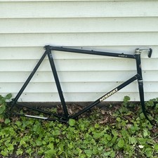 Vintage Nishiki Olympic 12 Black Frame + Fork 61 cm C-T-C 59.5 cm TT 130 Spacing