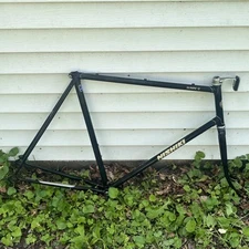 Vintage Nishiki Olympic 12 Black Frame + Fork 61 cm C-T-C 59.5 cm TT 130 Spacing