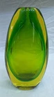 Vintage Hand-Blown Murano Art Glass Vase for Seguso Vetri d’Arte by Flavio Poli