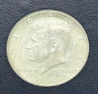 1964 Kennedy Silver Half Dollar Coin - First Year, 90% silver