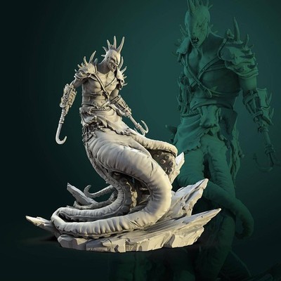 Sea Monster | D&D TTRPG Miniature | White Werewolf Tavern