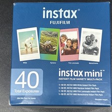 Fujifilm Instax Mini Variety Multi Film Pack 40 Count Expires 07/2026 600023540