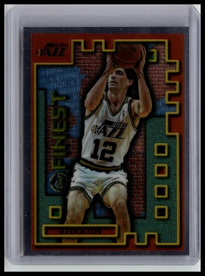 1995-96 Topps Finest - Mystery Finest John Stockton #M 29 1995-96 Topps Finest - Mystery Finest John Stockton #M 29
