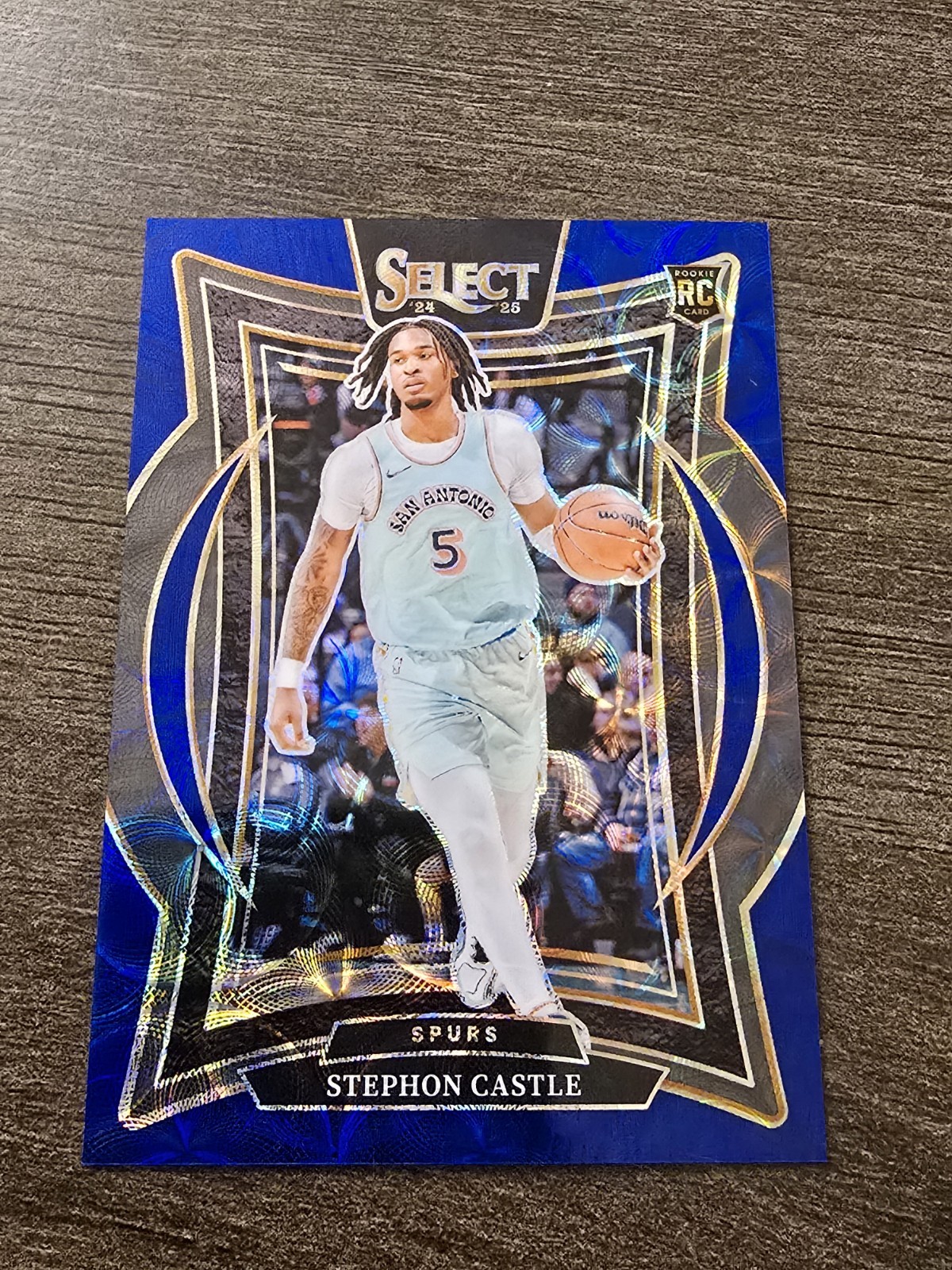 2024-25 Panini Select - Concourse Stephon Castle #72 Blue Scope Prizm /249 (RC)