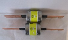 Lot of 2 Bussmann 1 x LPS-RK-600SP, 600Vac, 600A, Fuses Tested