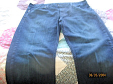 Calvin Klein CK Men's Straight Jeans -34x30-fractory distressed denim-pre-owned