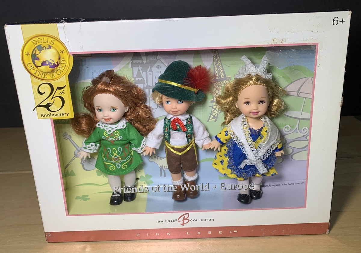 25th Anniversary Barbie Collector Friends of the World Europe